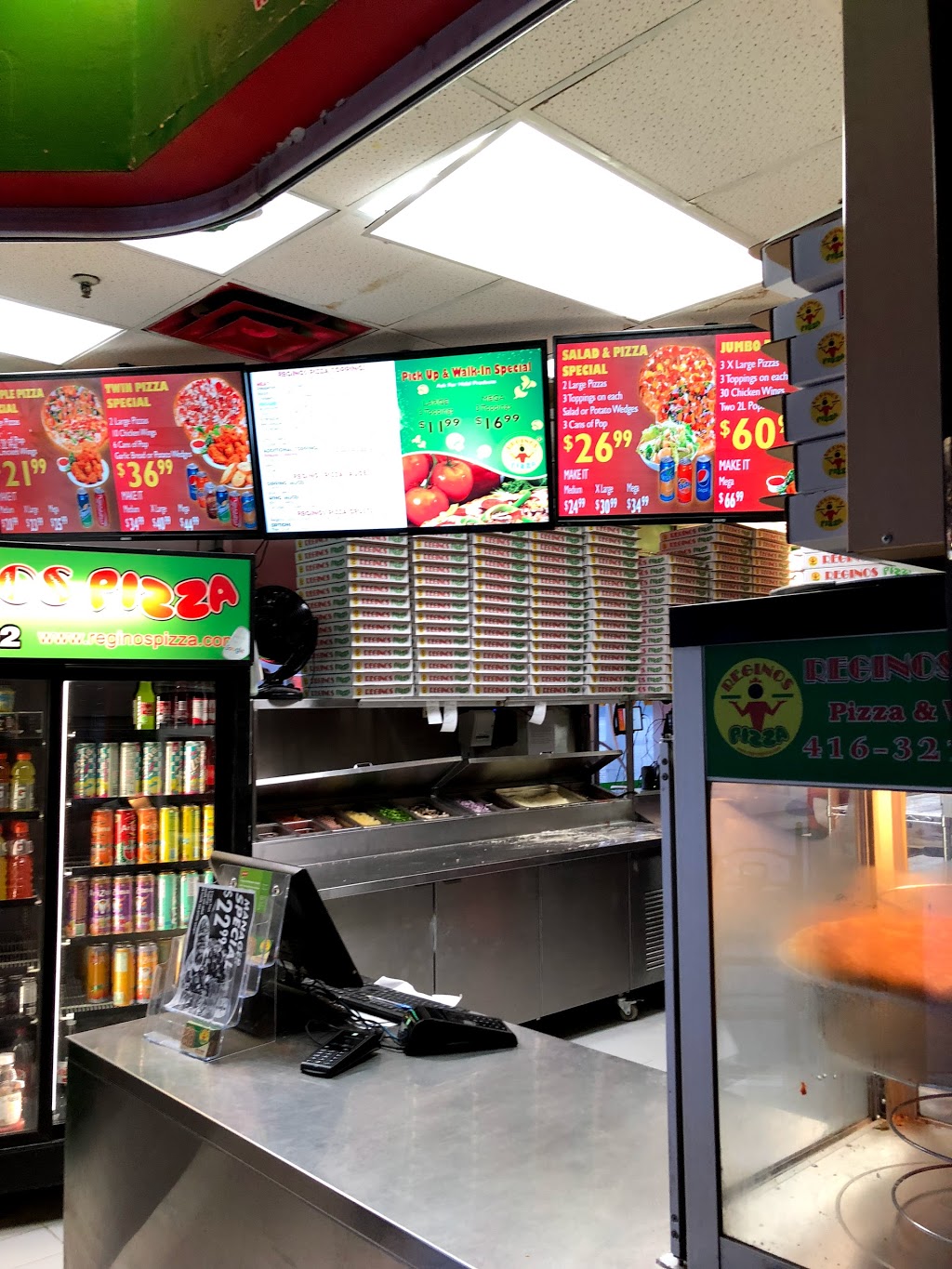 Reginos Pizza | 10 Fincham Ave Unit 104, Markham, ON L3P 4C8, Canada | Phone: (905) 472-6002