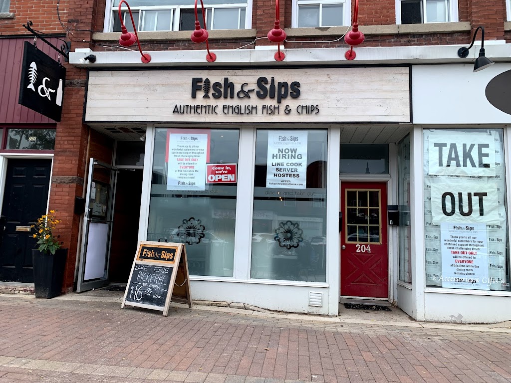 Fish & Sips | 206 Hurontario St, Collingwood, ON L9Y 2M2, Canada | Phone: (705) 293-7477