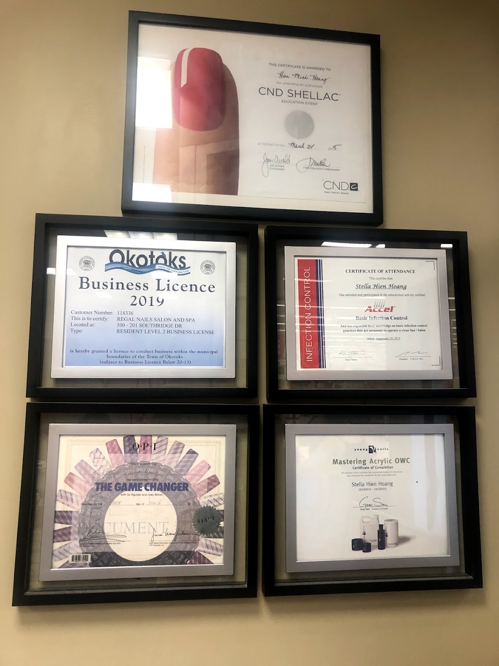 Regal Nails, Salon & Spa | 201 Southridge Dr #500, Okotoks, AB T1S 2C8, Canada | Phone: (403) 995-9816