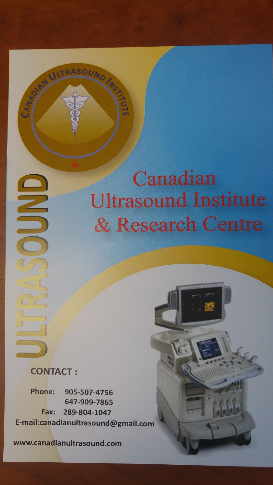 Canadian Ultrasound Institute & Research Centre | 3050 Confederation Pkwy #203, Mississauga, ON L5B 3Z6, Canada | Phone: (905) 507-4756