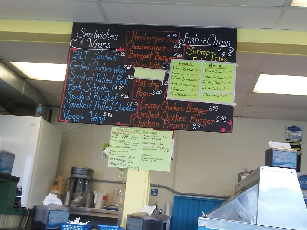 Riverside Fish & Chips | 229 Garafraxa St N, Durham, ON N0G 1R0, Canada | Phone: (519) 369-1666