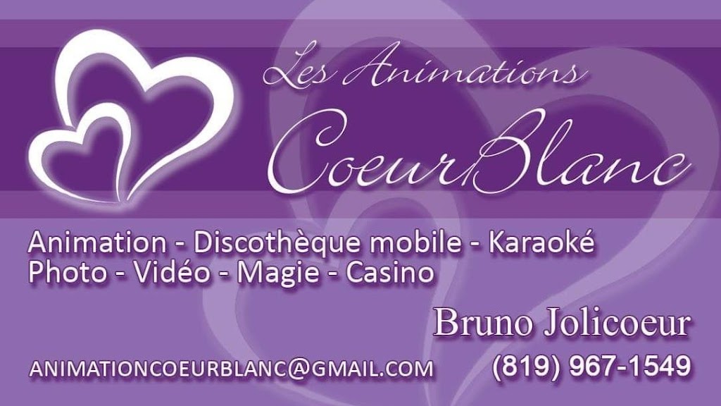Animations CoeurBlanc | 341 3e Rang E, Saint-Samuel, QC G0Z 1G0, Canada | Phone: (819) 967-1549
