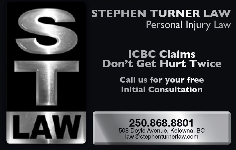 Stephen Turner Law | 508 Doyle Ave, Kelowna, BC V1Y 6V8, Canada | Phone: (250) 868-8801