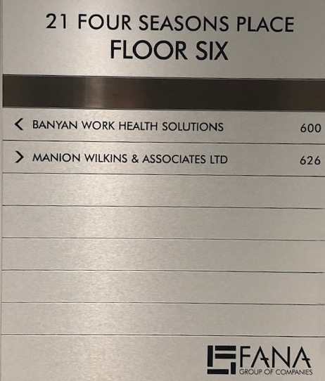 Banyan Work Health Solutions Inc. | 21 Four Seasons Pl #500, Etobicoke, ON M9B 0A5, Canada | Phone: (866) 226-9262