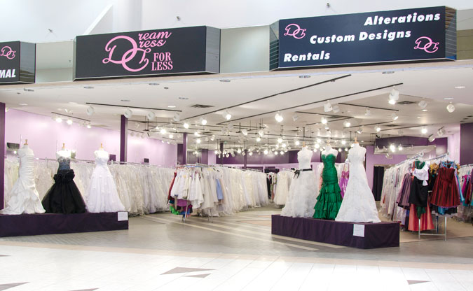 Dream Dress for Less | Nanaimo North Town Centre, 4750 Rutherford Rd, Nanaimo, BC V9T 4K6, Canada | Phone: (250) 244-1800