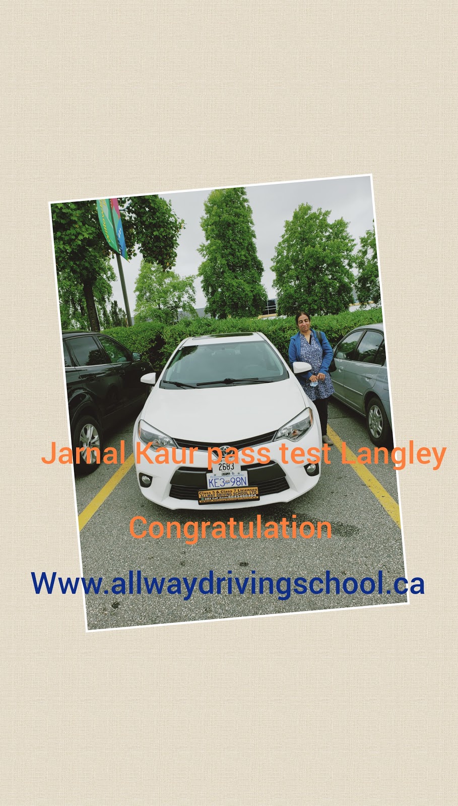 ALLWAY DRIVING SCHOOL LTD. | 14292 69 Ave, Surrey, BC V3W 2H7, Canada | Phone: (604) 349-0404