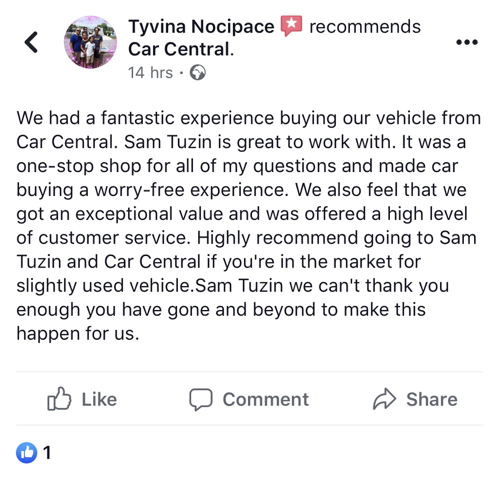 Car Central | 290 Yonge St, Barrie, ON L4N 4C7, Canada | Phone: (705) 503-5000