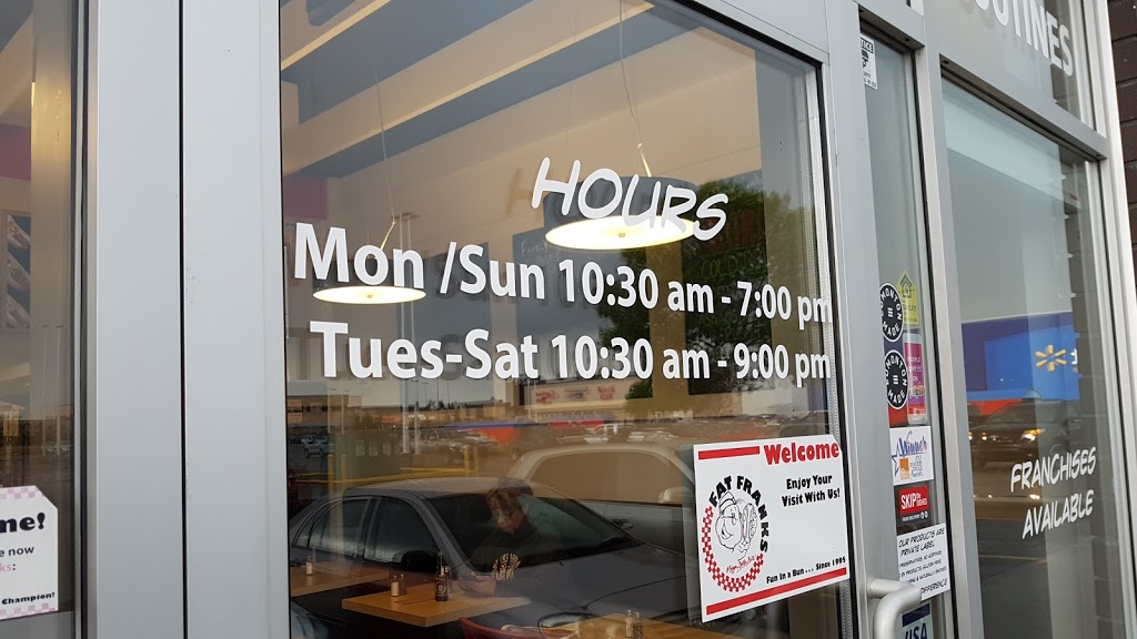 Fat Franks | 5015 101 Ave NW #125, Edmonton, AB T6A 0G7, Canada | Phone: (780) 757-3287