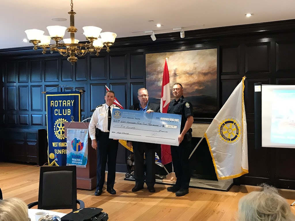 Rotary Club of West Vancouver Sunrise | 420 Southborough Dr, West Vancouver, BC V7S 1M2, Canada | Phone: (778) 888-8888