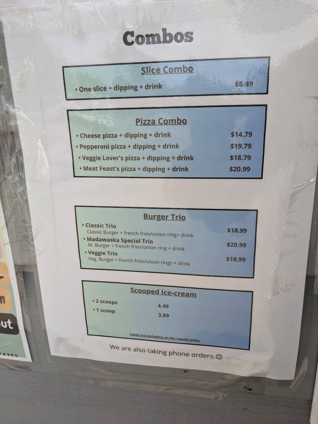 Madawaska Fast Foods | 25203 ON-60, Lake Saint Peter, ON K0L 2K0, Canada | Phone: (613) 637-1149