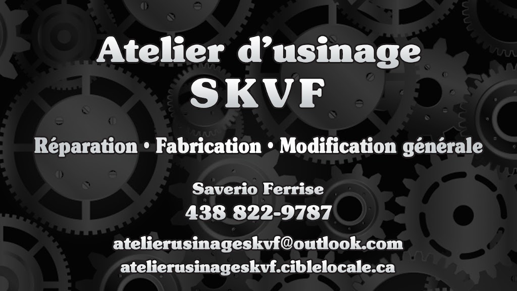 Atelier dUsinage SKVF | point of interest | 748 Rue Hervé, Saint-Amable, QC J0L 1N0, Canada | 4388229787 OR +1 438-822-9787
