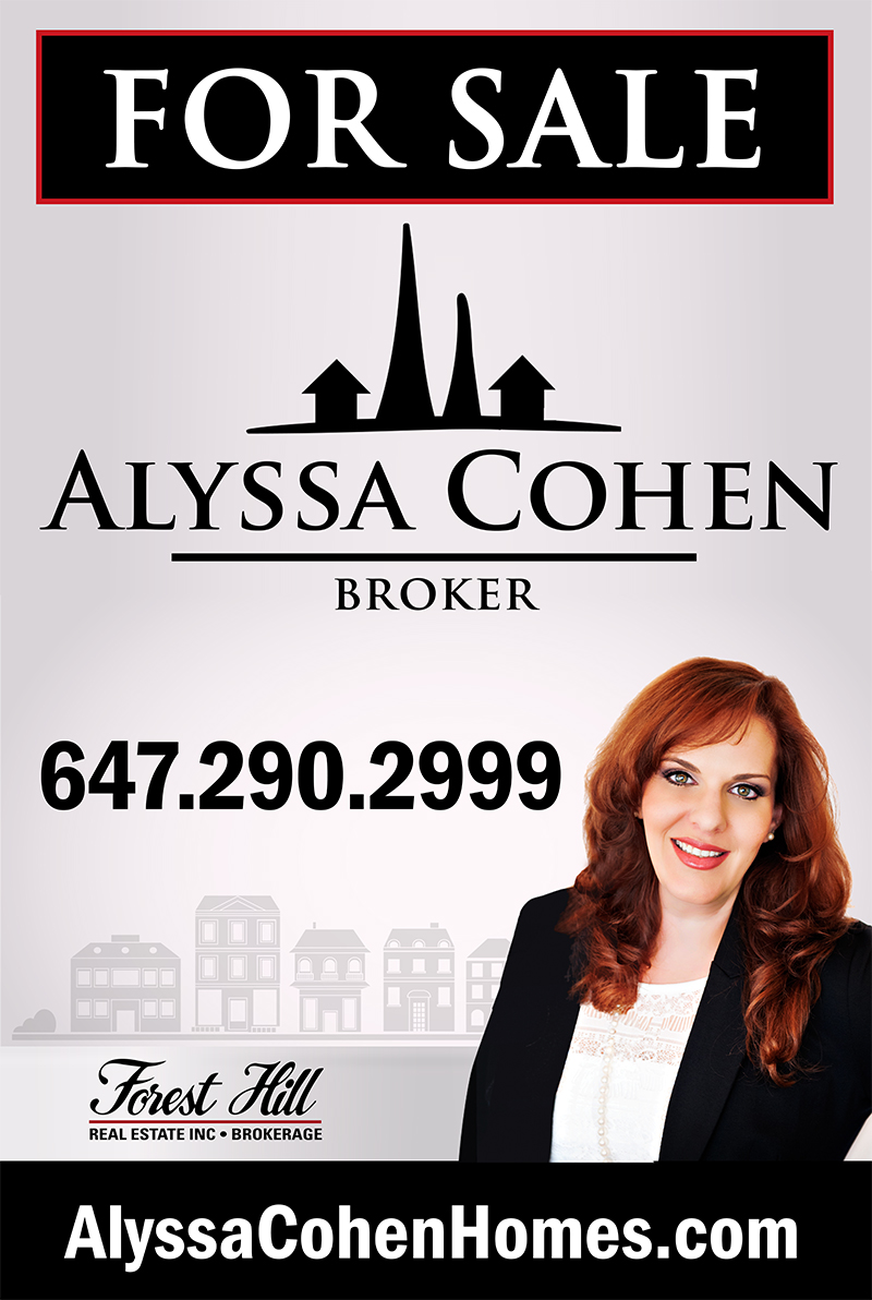 Forest Hill Real Estate Inc.: Alyssa Cohen | 9001 Dufferin St A9, Vaughan, ON L4J 0H7, Canada | Phone: (905) 695-6195