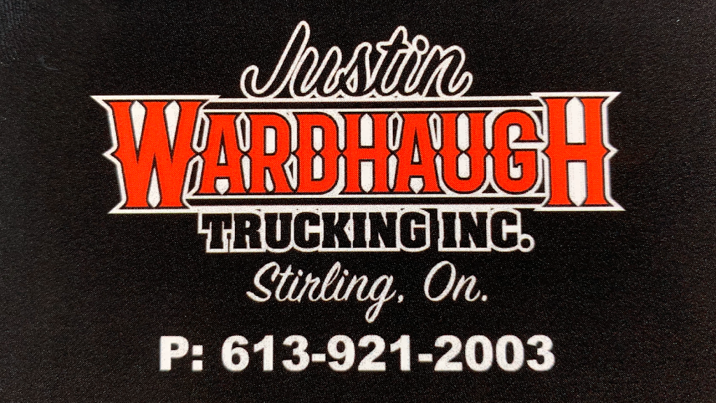 Justin Wardhaugh Trucking Inc | 448 W Front St, Stirling, ON K0K 3E0, Canada | Phone: (613) 921-2003