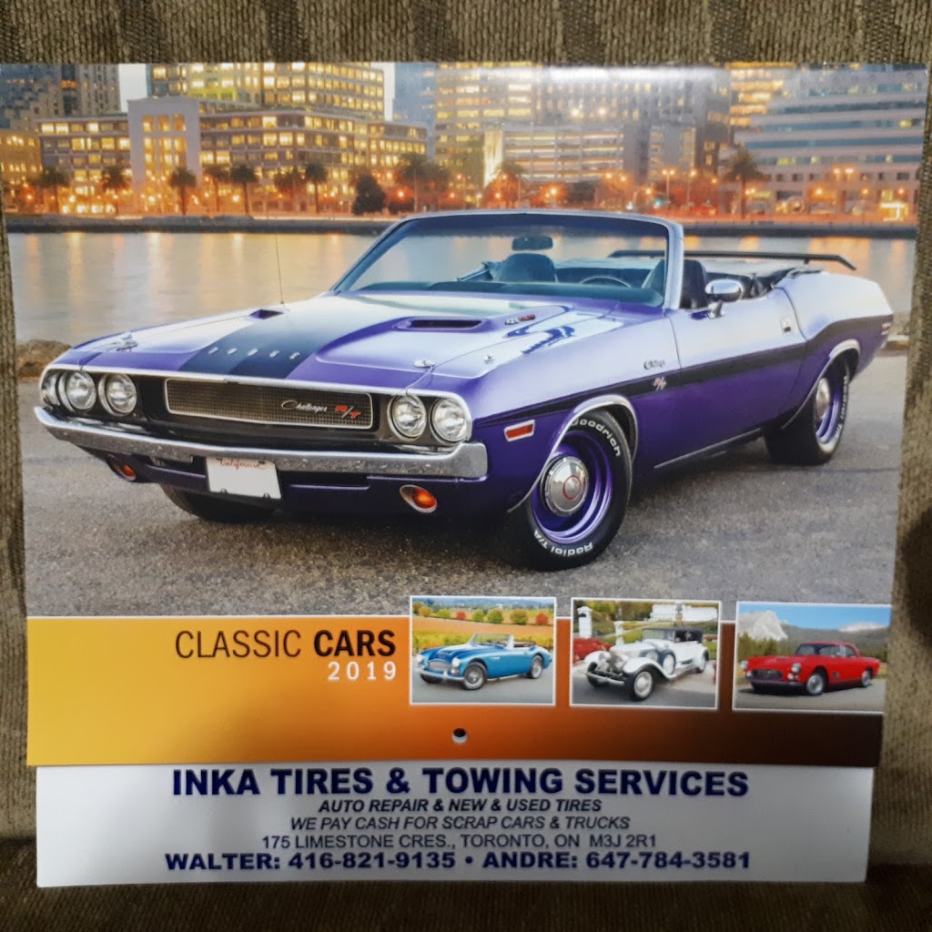 Inka Tires and Recycling | 175 Limestone Crescent, North York, ON M3J 2R1, Canada | Phone: (416) 821-9135