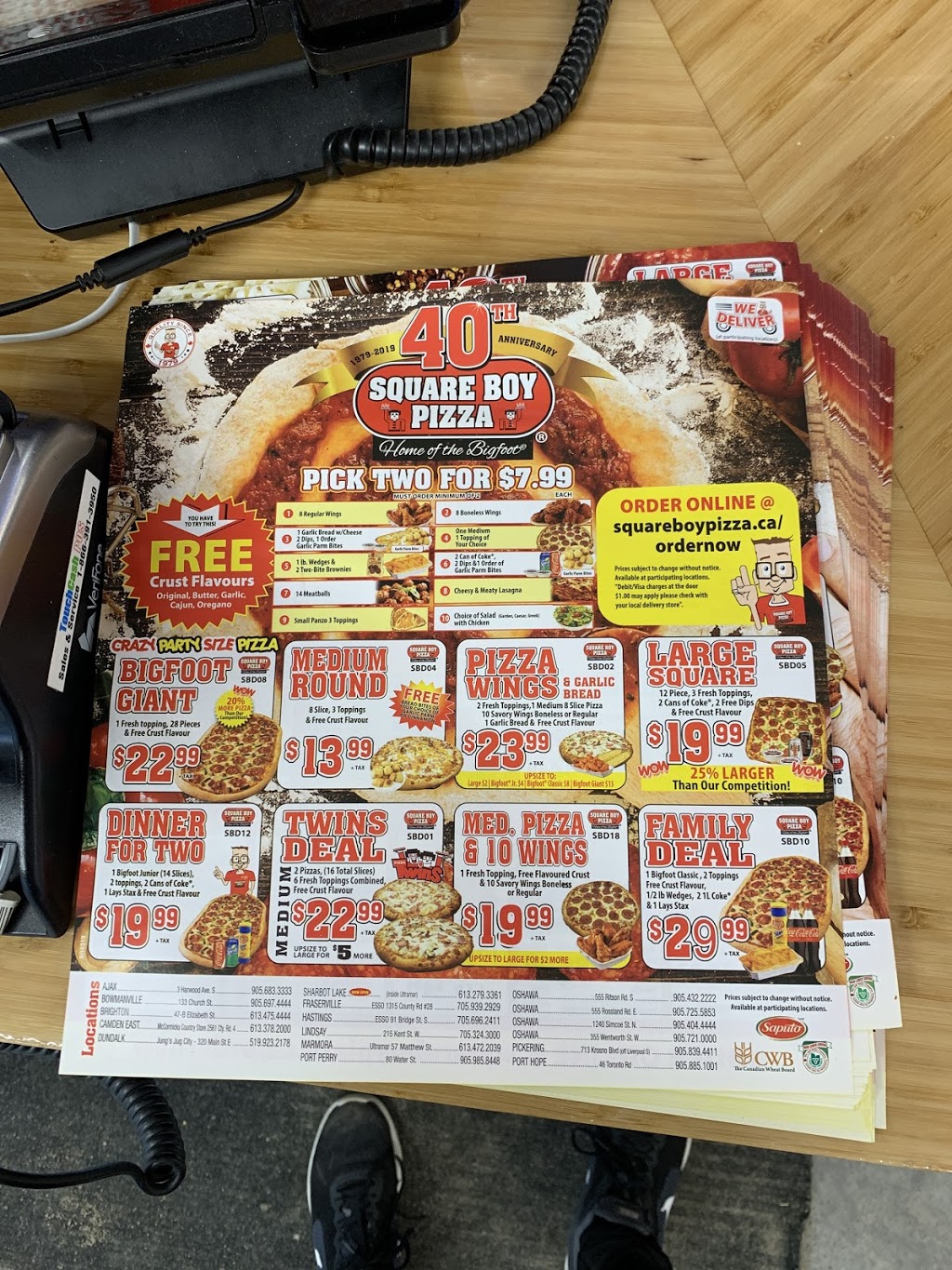 Square Boy Pizza | 24601 Hwy 7, Sharbot Lake, ON K0H 2P0, Canada | Phone: (613) 279-3361