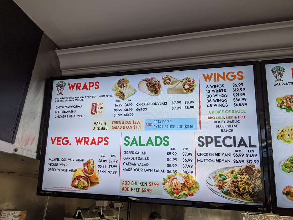 Shawarma Point Wingz N Thingz | 332 Main St N, Brampton, ON L6V 1P8, Canada | Phone: (905) 497-7818