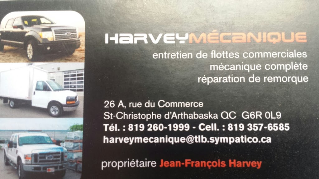 Harvey Mécanique | 26 A Rue du Commerce, Saint-Christophe-dArthabaska, QC G6R 0L9, Canada | Phone: (819) 260-1999