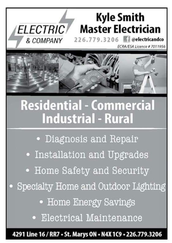 Electric & Company | 4291 Line 16, St. Marys, ON N4X 1C9, Canada | Phone: (226) 779-3206