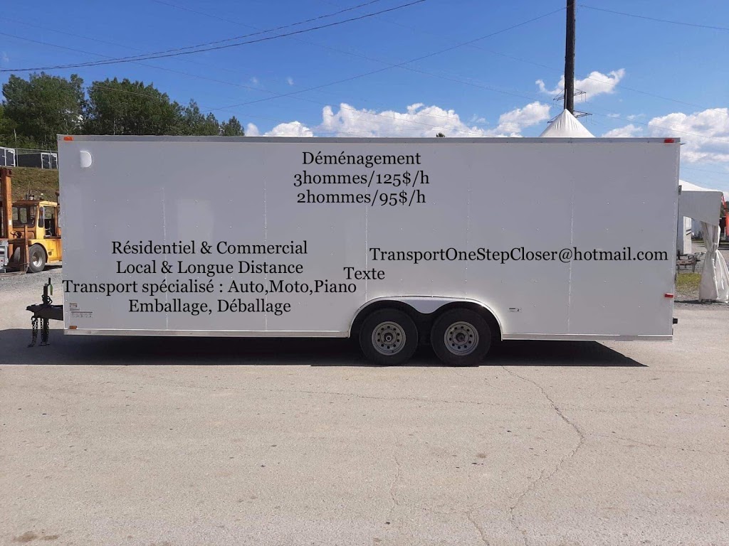 Déménagement & Transport One Step Closer | Avenue Grenier, Longueuil, QC J3Y, Canada | Phone: (514) 913-2601