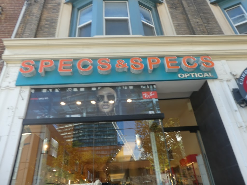 Specs & Specs Optical | 292 Queen St W, Toronto, ON M5V 2A1, Canada | Phone: (416) 979-3937
