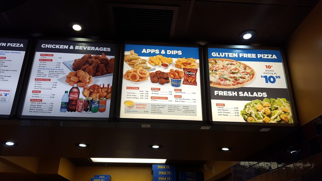 Pizza 73 | 107 Haddow Close NW, Edmonton, AB T6R 3W3, Canada | Phone: (780) 473-7373