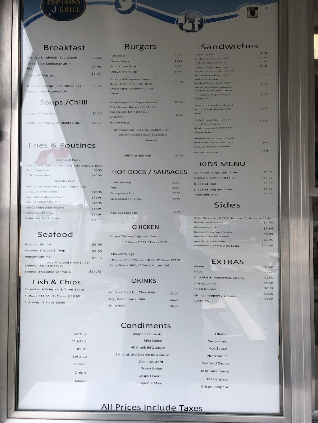 CAPTAINS GRILL | 7797 ON-11, Orillia, ON L3V 0Z8, Canada | Phone: (705) 955-4745
