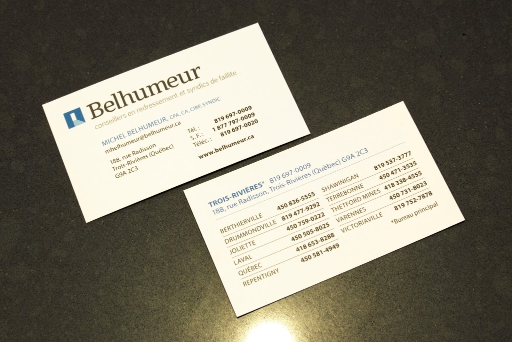 Belhumeur Syndic de faillite à Joliette | 635 Rue Beaudry N, Joliette, QC J6E 8L7, Canada | Phone: (450) 759-0222