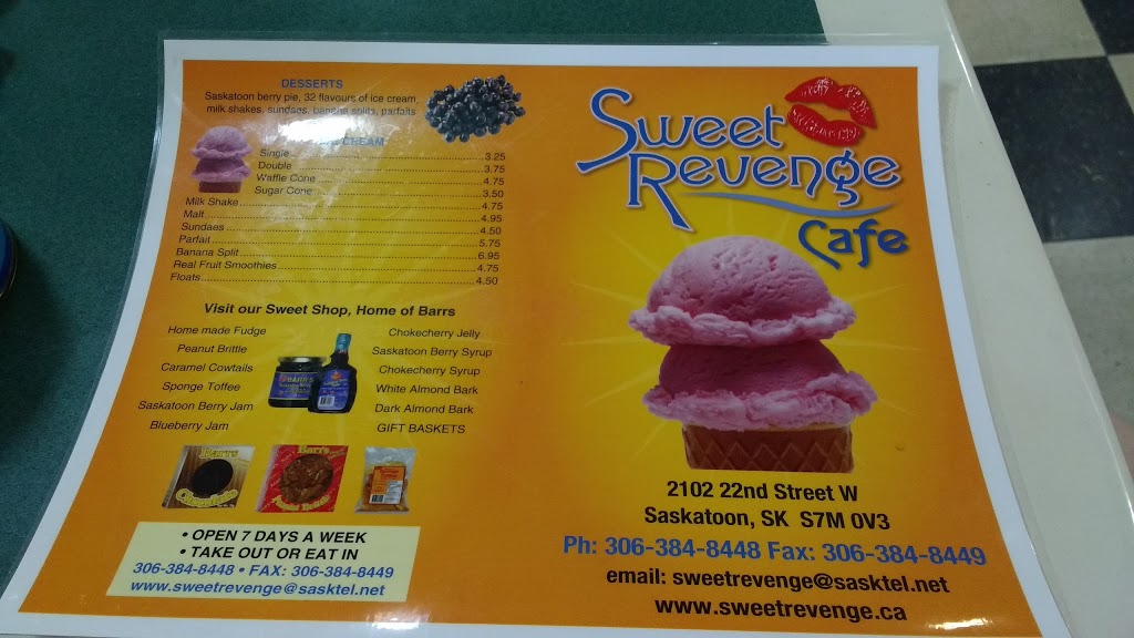 Sweet Revenge | 2102 22 St W, Saskatoon, SK S7M 0V4, Canada | Phone: (306) 384-8448
