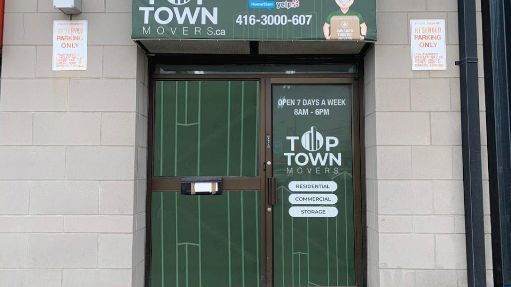 Top Town Movers Inc. | 1805 Wilson Ave Unit R101, North York, ON M9M 1A2, Canada | Phone: (416) 300-0607