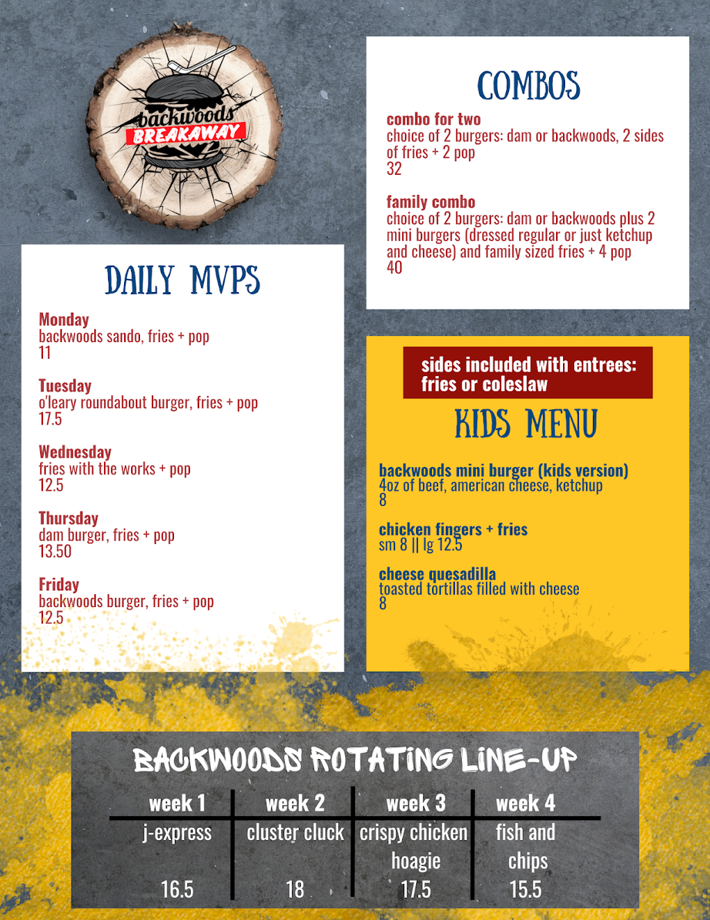 Backwoods Breakaway | 424 Main St, OLeary, PE C0B 1V0, Canada | Phone: (902) 726-2992