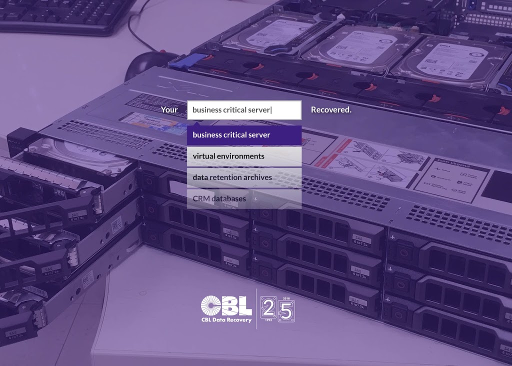 CBL Data Recovery Technologies | 590 Alden Rd #105, Markham, ON L3R 8N2, Canada | Phone: (800) 551-3917