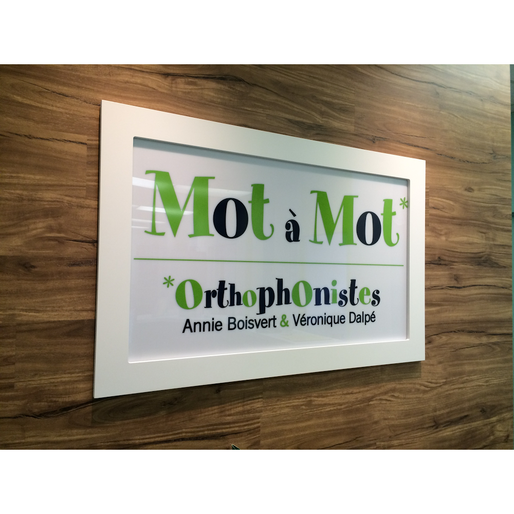 Mot A Mot Orthophonistes | 5660 Ch. de Chambly, Saint-Hubert, QC J3Y 7E5, Canada | Phone: (450) 443-8436