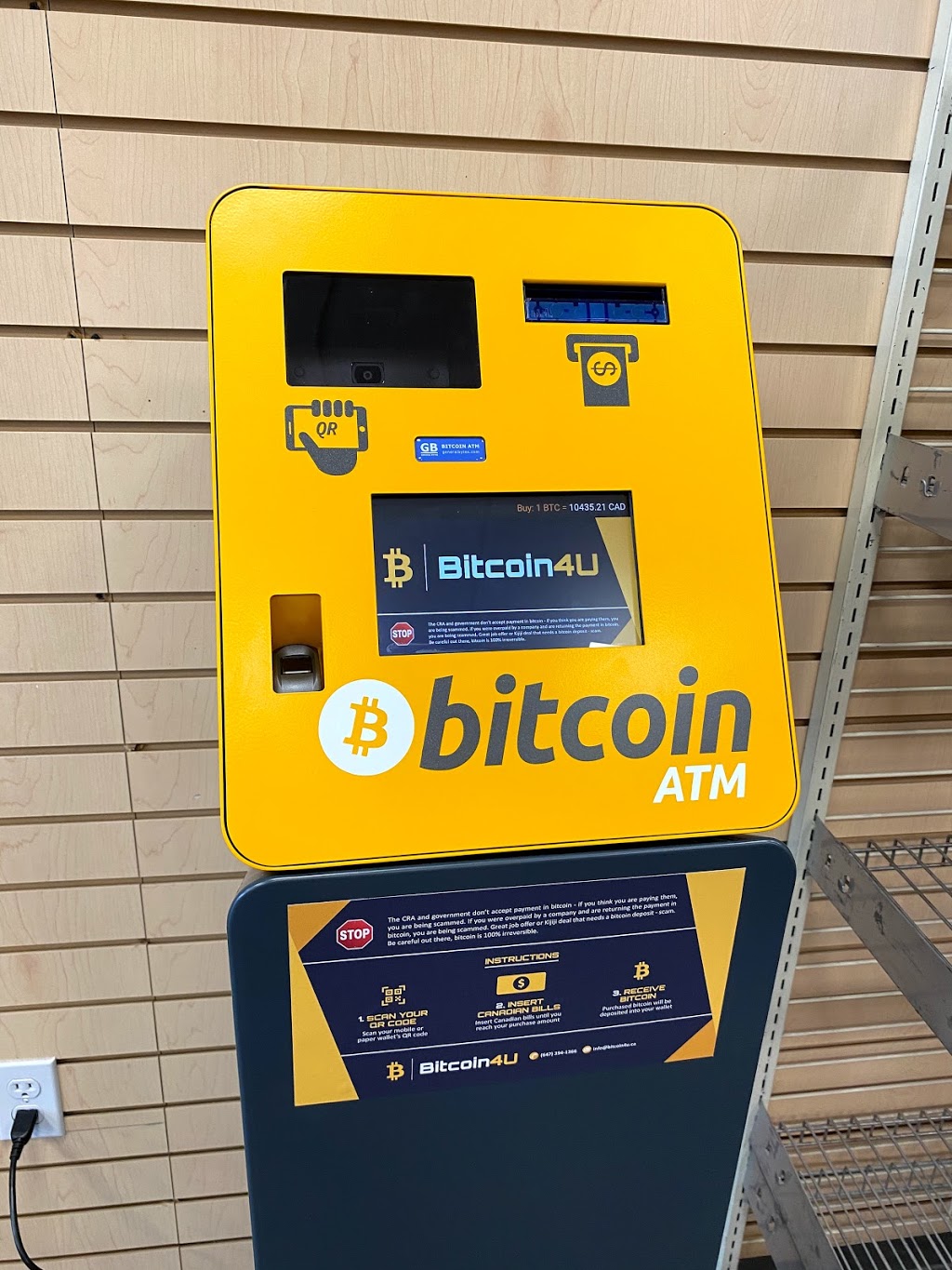 Bitcoin ATM (Inside Krish Convenience) | 1410 Major MacKenzie Dr W C-6, Maple, ON L6A 4H6, Canada | Phone: (647) 394-1366
