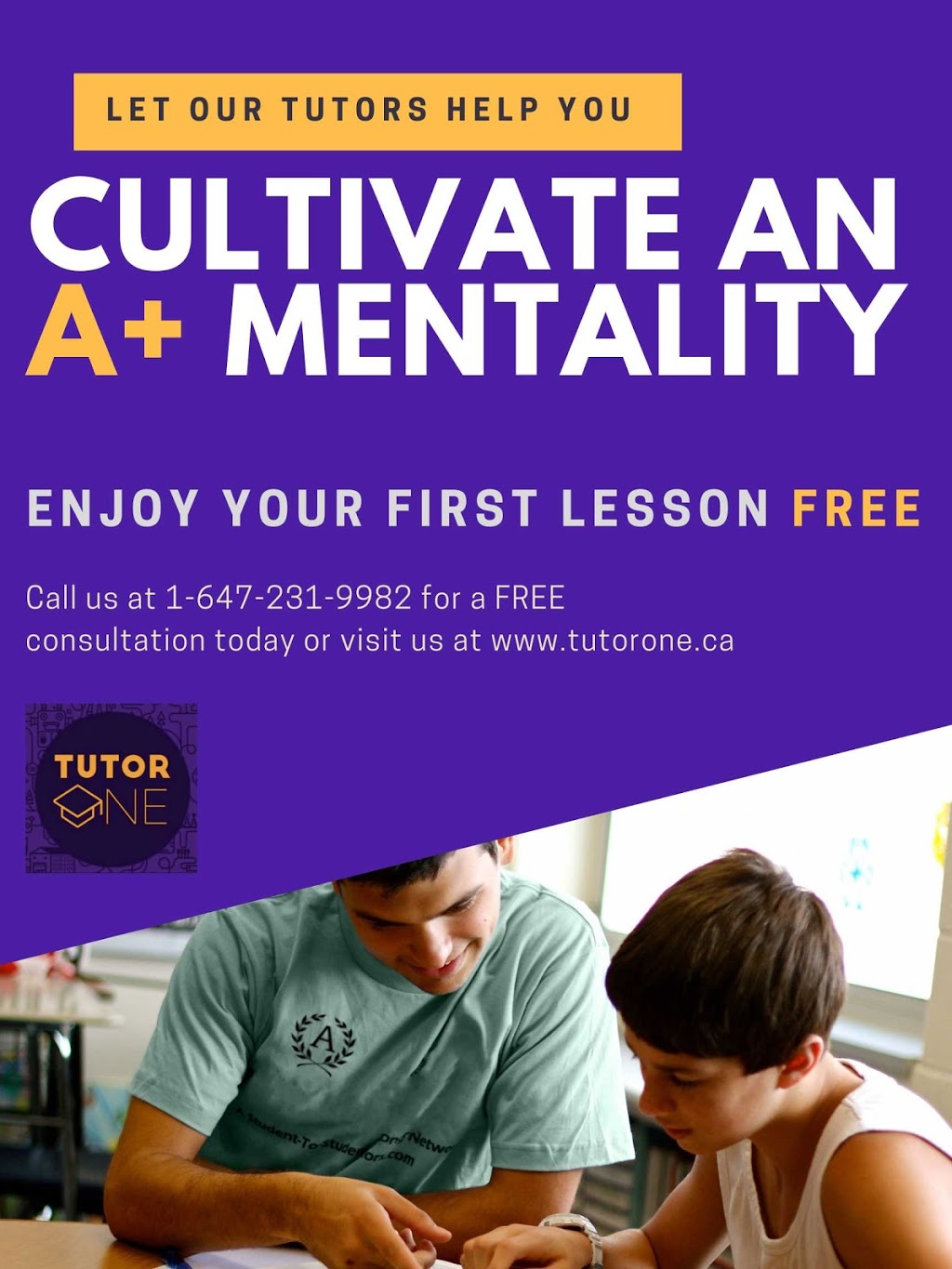 TutorOne | Best In-Home Tutoring Whitby | 7 Stevens Rd, Whitby, ON L1M 1G8, Canada | Phone: (647) 362-0656
