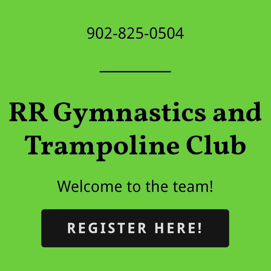 RR Gymnastics and Trampoline Club | 70 Brooklyn Rd, Middleton, NS B0S 1P0, Canada | Phone: (902) 825-0504