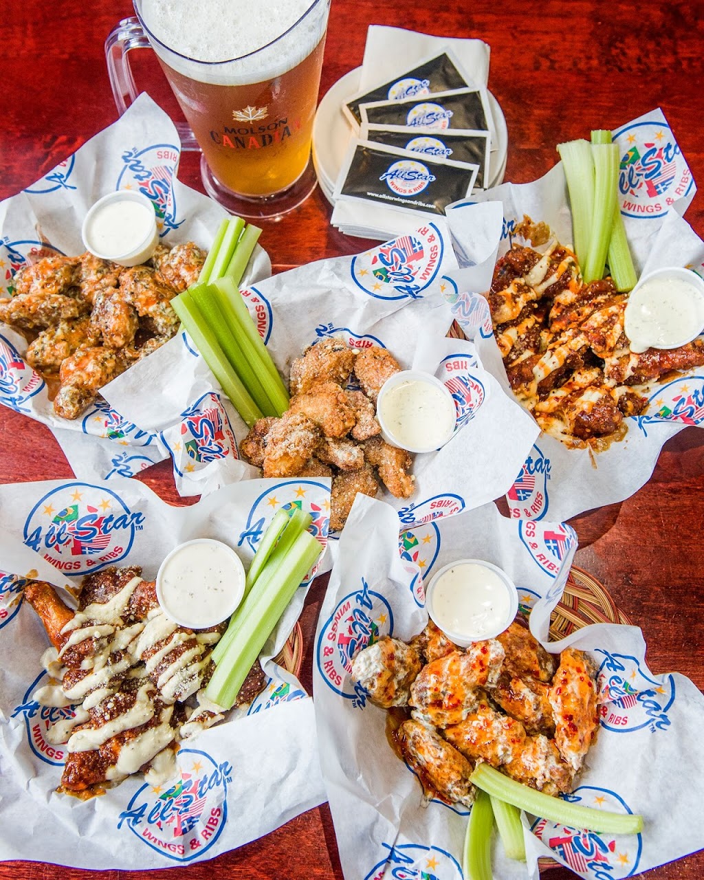AllStar Wings & Ribs | 1899 Brock Rd, Pickering, ON L1V 4H7, Canada | Phone: (905) 239-8600