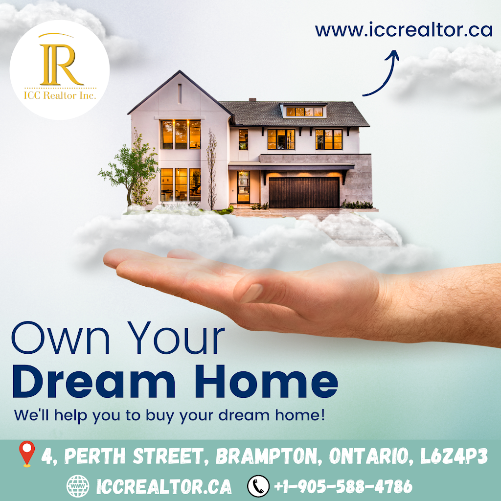 Icc Realtor Inc. | 4 Perth St, Brampton, ON L6Z 4P3, Canada | Phone: (905) 588-4786
