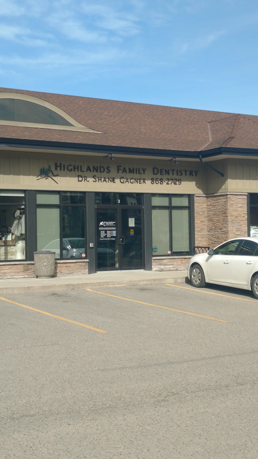 Highlands Family Dentistry - Dr. Shane Gagner | 538 Yates Rd unit 3, Kelowna, BC V1V 2V8, Canada | Phone: (250) 868-2729