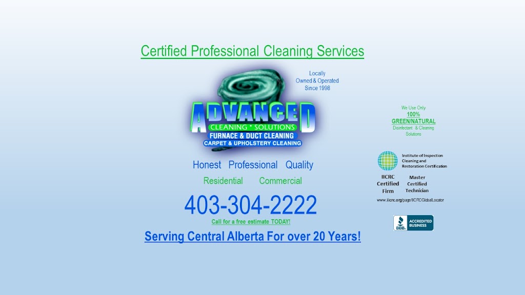Advanced Cleaning | laundry | 28 Valley Green, Red Deer, AB T4R 0M8, Canada | 4033042222 OR +1 403-304-2222
