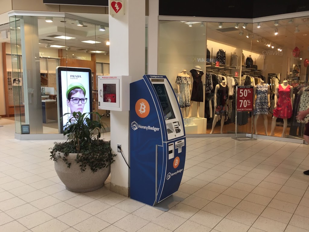 HoneyBadger Bitcoin ATM at Lambton Mall | 1380 London Rd, Sarnia, ON N7S 3Y1, Canada | Phone: (604) 787-1220