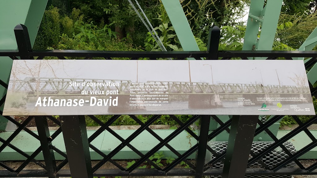 Site dobservation du vieux pont Athanas-David | point of interest | 4 Av. 37, Bois-des-Filion, QC J6Z 1A4, Canada | 4506211460 OR +1 450-621-1460