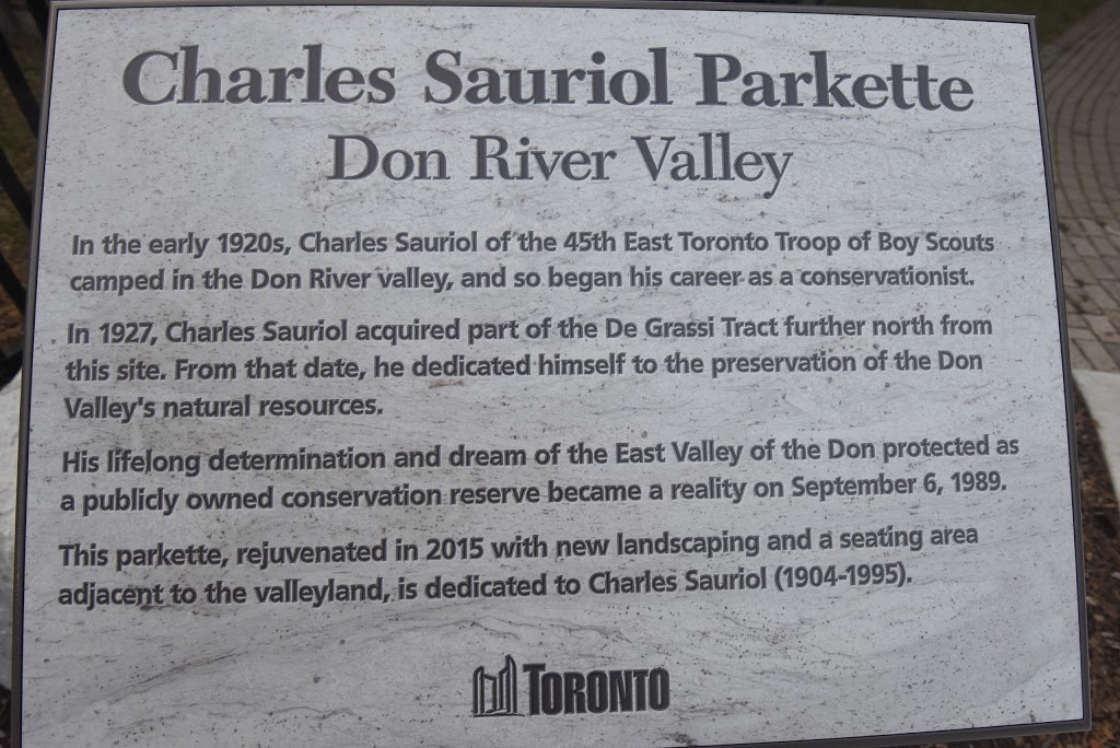Charles Sauriol Parkette | 4 Hillside Dr, East York, ON M4K 2M2, Canada | Phone: (416) 338-4386