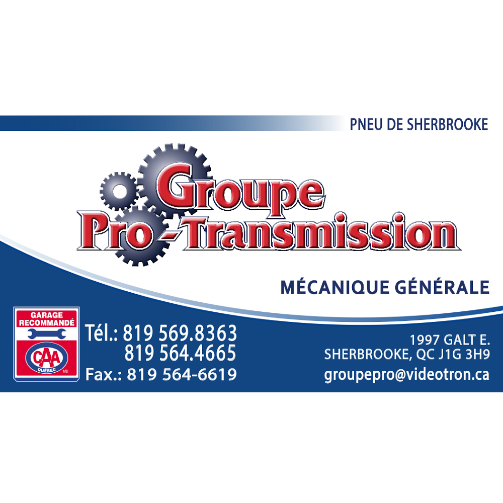 Groupe Pro-Transmission/Pneu de Sherbrooke | 1997 Rue Galt E, Sherbrooke, QC J1G 3H9, Canada | Phone: (819) 569-8363