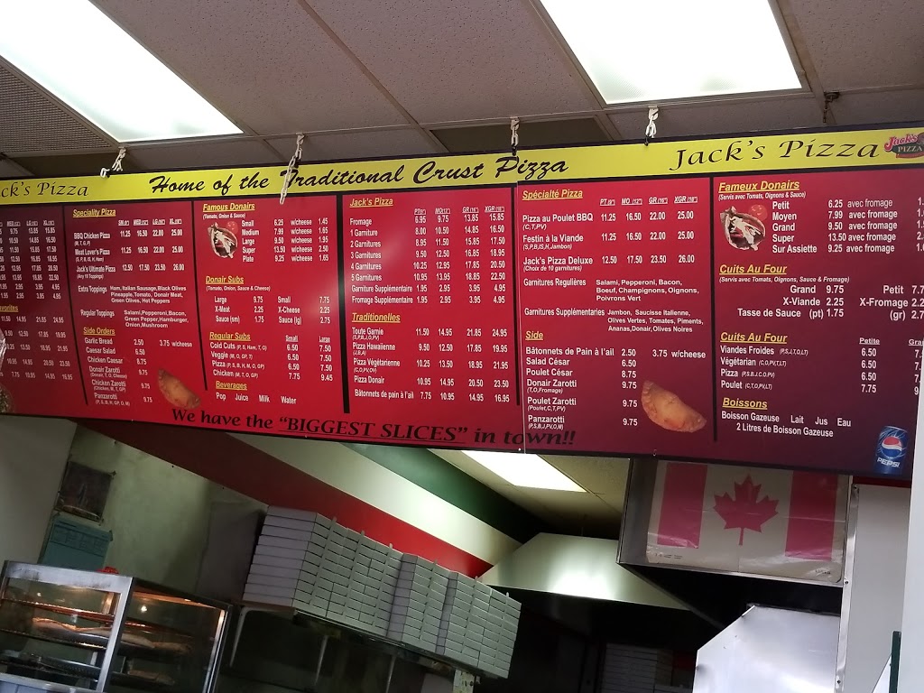 Jacks Pizza | 15 Rue du Vestiaire, Shédiac, NB E4P 2W2, Canada | Phone: (506) 532-2222