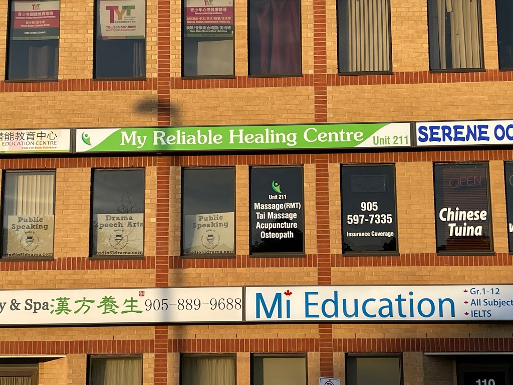 My Reliable Healing Centre | 9011 Leslie St #211, Richmond Hill, ON L4B 3B6, Canada | Phone: (905) 597-7335