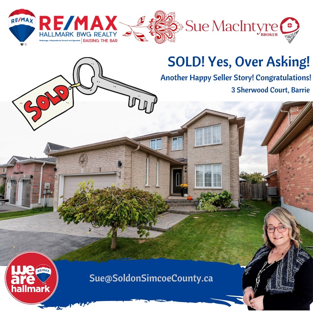 Sue MacIntyre RE/MAX Hallmark BWG - Sold on Simcoe County | 112 Caplan Ave, Barrie, ON L4N 9J7, Canada | Phone: (705) 727-2280