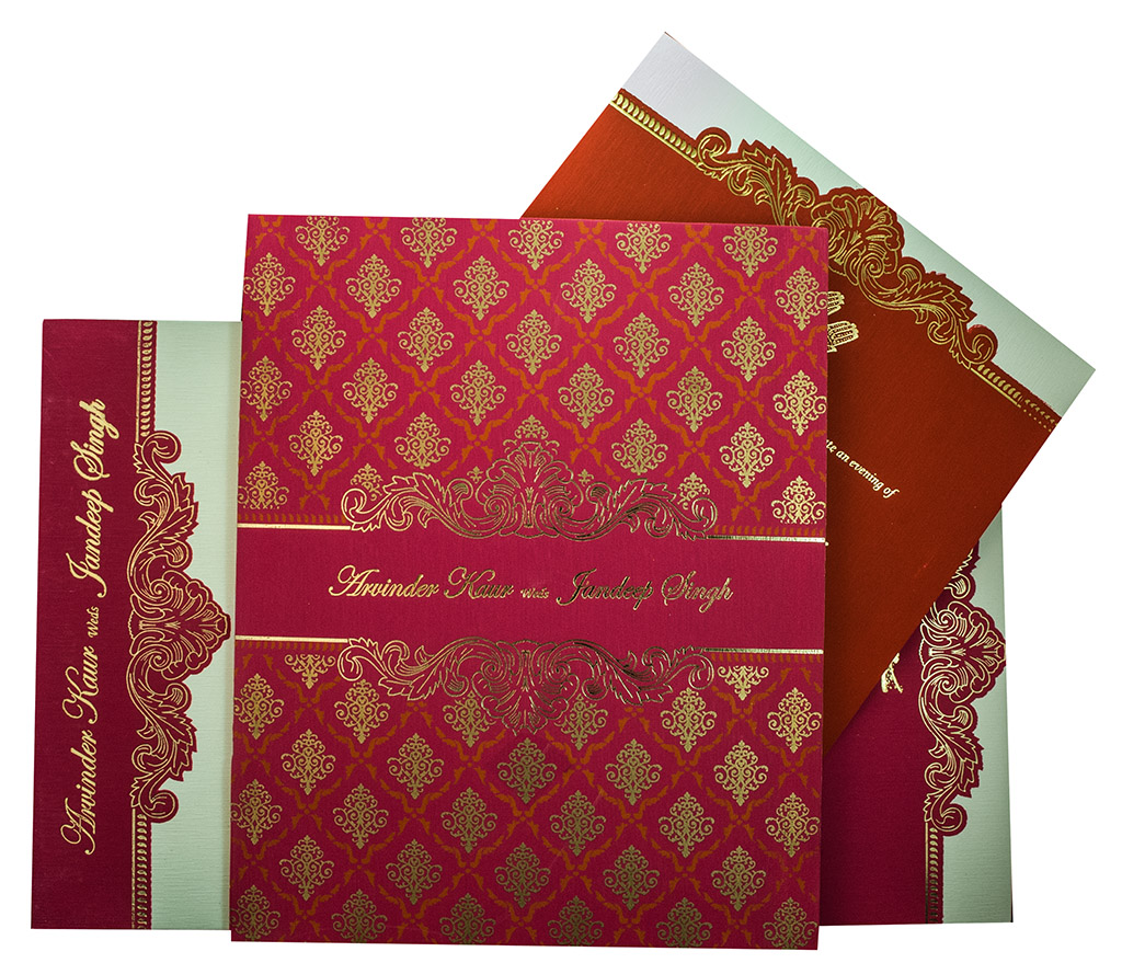 Hitched Forever Indian Wedding Cards Stationery 9017 Ben Nevis