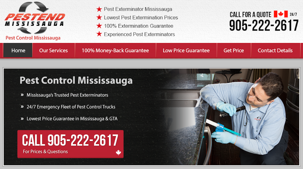 Pestend Pest Control Mississauga | 330 Rathburn Rd W #1209, Mississauga, ON L5B 3Y1, Canada | Phone: (905) 460-7378