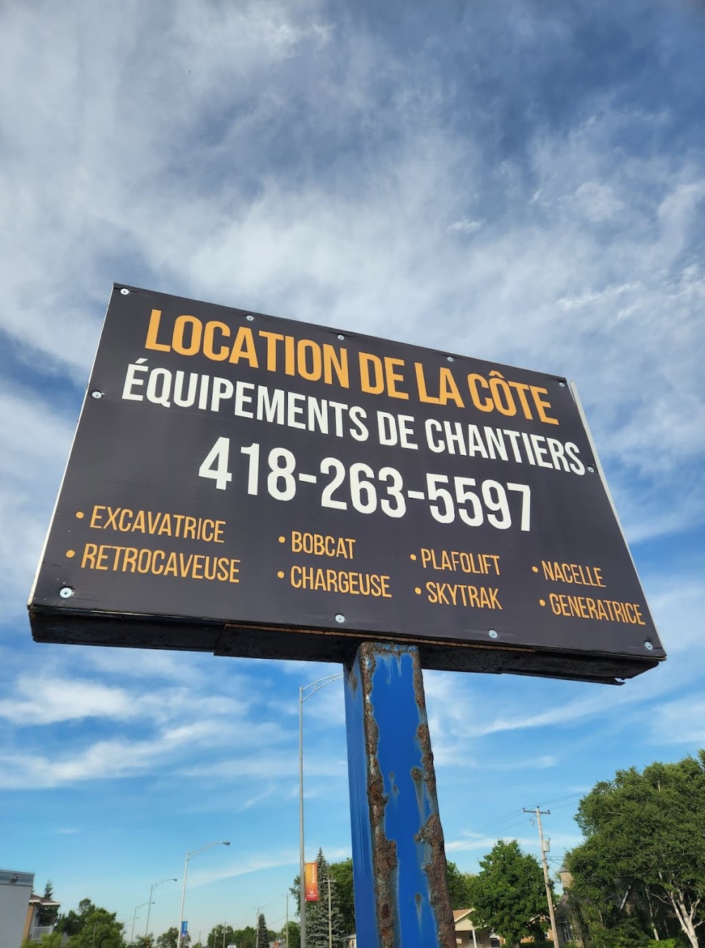 Location de la Côte - Équipements de Chantier | 10711 Bd Sainte-Anne, Sainte-Anne-de-Beaupré, QC G0A 3C0, Canada | Phone: (418) 263-5597
