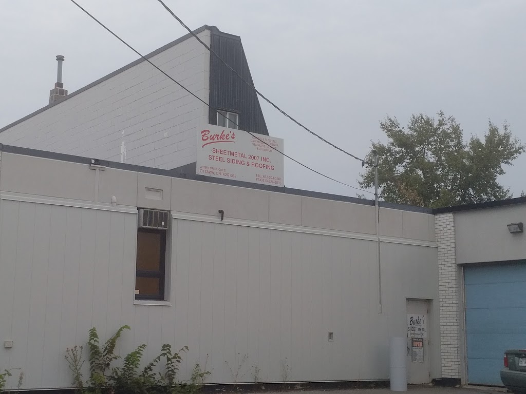 Burkes Sheet Metal | 30 Grenfell Crescent, Nepean, ON K2G 0G2, Canada | Phone: (613) 224-3501